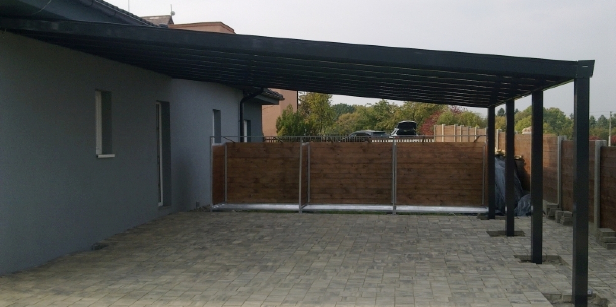 Hliníkové parkovací stání - zajistěte svému vozu přístřešek