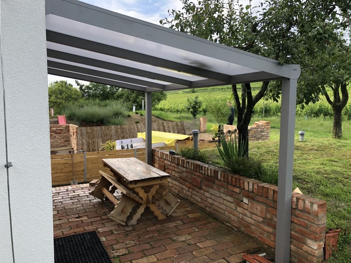 hliníková pergola bílá malá